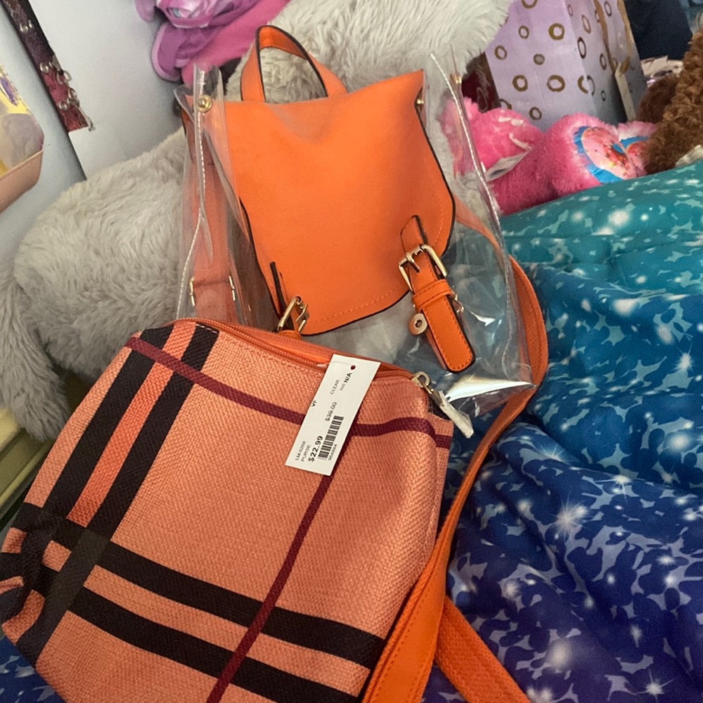 Mini backpack and purse